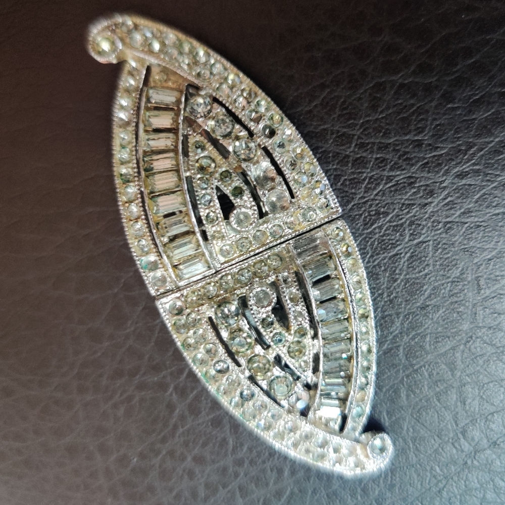 Coro Duette Dress Clips Brooch
